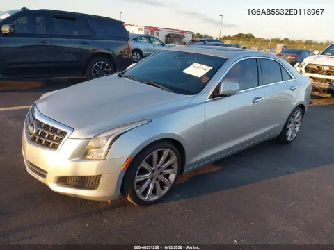 2014 Cadillac Ats Luxury VIN 1G6AB5S32E0118967 фото 3
