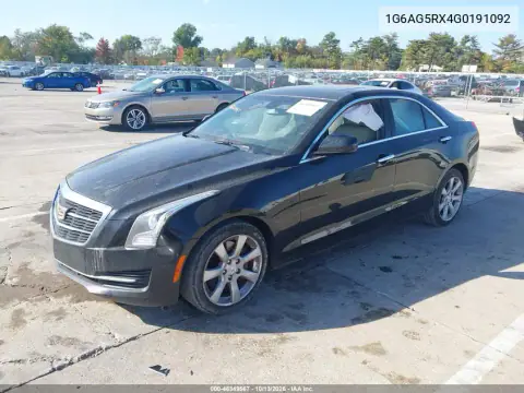 1G6AG5RX4G0191092 — 2016 Cadillac ATS, фото 3 с аукциона IAAI, Боковая часть