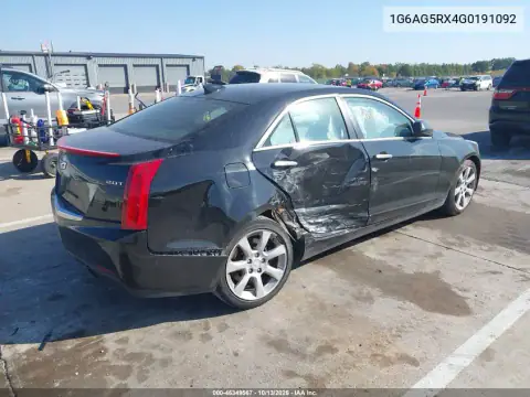 1G6AG5RX4G0191092 — 2016 Cadillac ATS, фото 5 с аукциона IAAI, Боковая часть