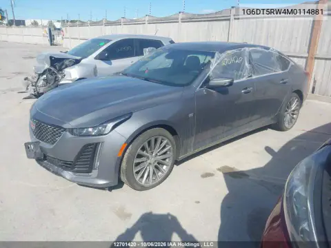 2021 Cadillac Ct5 Premium Luxury VIN 1G6DT5RW4M0114881 фото 2