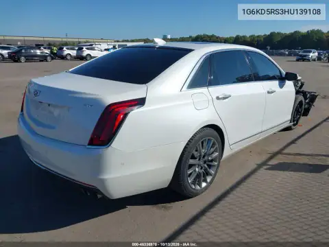 1G6KD5RS3HU139108 — 2017 Cadillac CT6, фото 5 с аукциона IAAI, Передняя часть