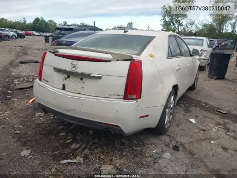 2008 Cadillac Cts Standard VIN 1G6DT57V380210047 фото 4