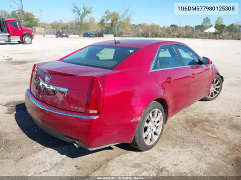 2008 Cadillac Cts Standard VIN 1G6DM577980125308 фото 5