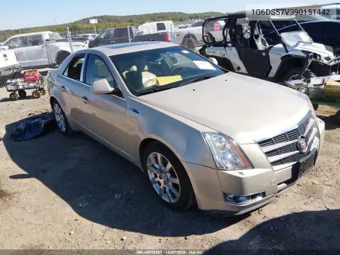 1G6DS57V390151442 — 2009 Cadillac CTS, Левая сторона, фото до ремонта