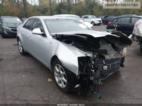 1G6DF577590157765 — 2009 Cadillac CTS, Передняя часть, фото до ремонта
