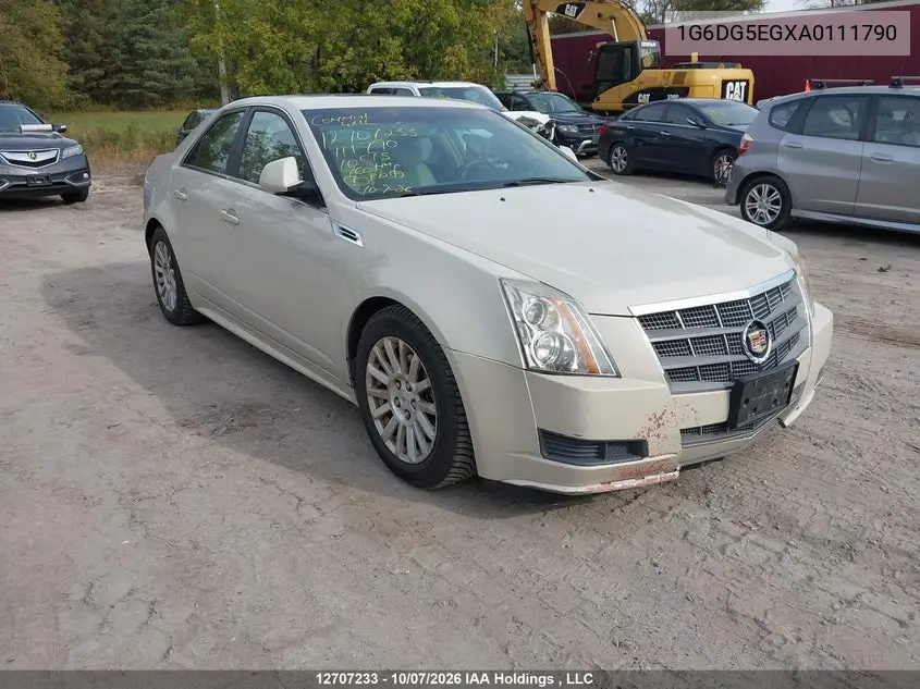 2010 Cadillac Cts Luxury Collection VIN 1G6DG5EGXA0111790 фото 2