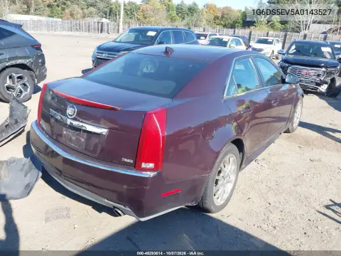 2010 Cadillac Cts Premium VIN 1G6DS5EV5A0143527 фото 4