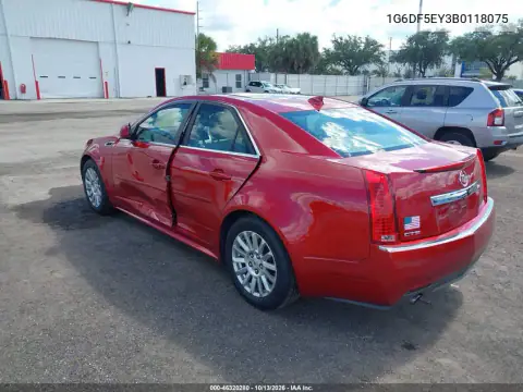 1G6DF5EY3B0118075 — 2011 Cadillac CTS, фото 4 с аукциона IAAI, Боковая часть