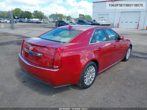 1G6DF5EY3B0118075 — 2011 Cadillac CTS, фото 5 с аукциона IAAI, Боковая часть