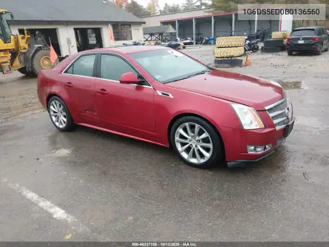 1G6DS5ED0B0136560 — 2011 Cadillac CTS, Естественный износ, фото до ремонта