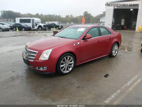 2011 Cadillac Cts Premium VIN 1G6DS5ED0B0136560 фото 3