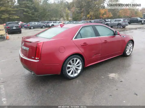 2011 Cadillac Cts Premium VIN 1G6DS5ED0B0136560 фото 5