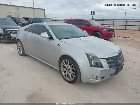 1G6DP1ED3B0103840 — 2011 Cadillac CTS, Возвращение во владение, фото до ремонта