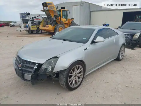 1G6DP1ED3B0103840 — 2011 Cadillac CTS, фото 3 с аукциона IAAI 15.10.2026, Возвращение во владение