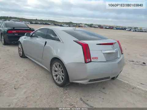 1G6DP1ED3B0103840 — 2011 Cadillac CTS, фото 4 с аукциона IAAI 15.10.2026, Возвращение во владение