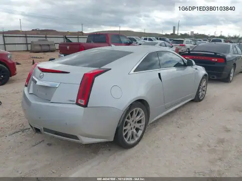 1G6DP1ED3B0103840 — 2011 Cadillac CTS, фото 5 с аукциона IAAI 15.10.2026, Возвращение во владение