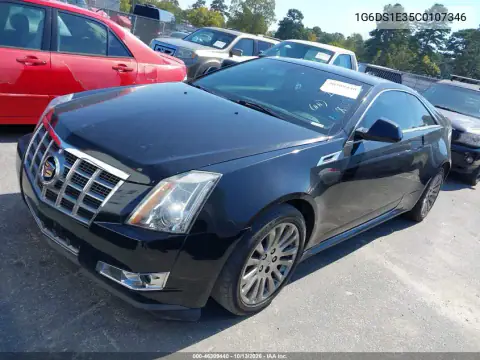 2012 Cadillac Cts Premium VIN 1G6DS1E35C0107346 фото 2
