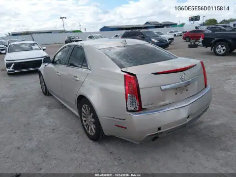 1G6DE5E56D0115814 — 2013 Cadillac CTS, фото 4 с аукциона IAAI, Задняя часть