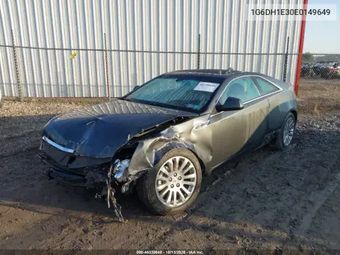 1G6DH1E30E0149649 — 2014 Cadillac CTS, фото 2 с аукциона IAAI, Передняя часть