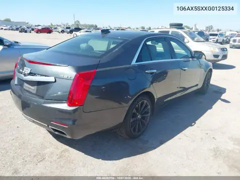 2016 Cadillac Cts Luxury Collection VIN 1G6AX5SXXG0125334 фото 5