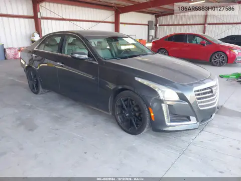 1G6AR5SS3H0127586 — 2017 Cadillac CTS, Сзади, фото до ремонта