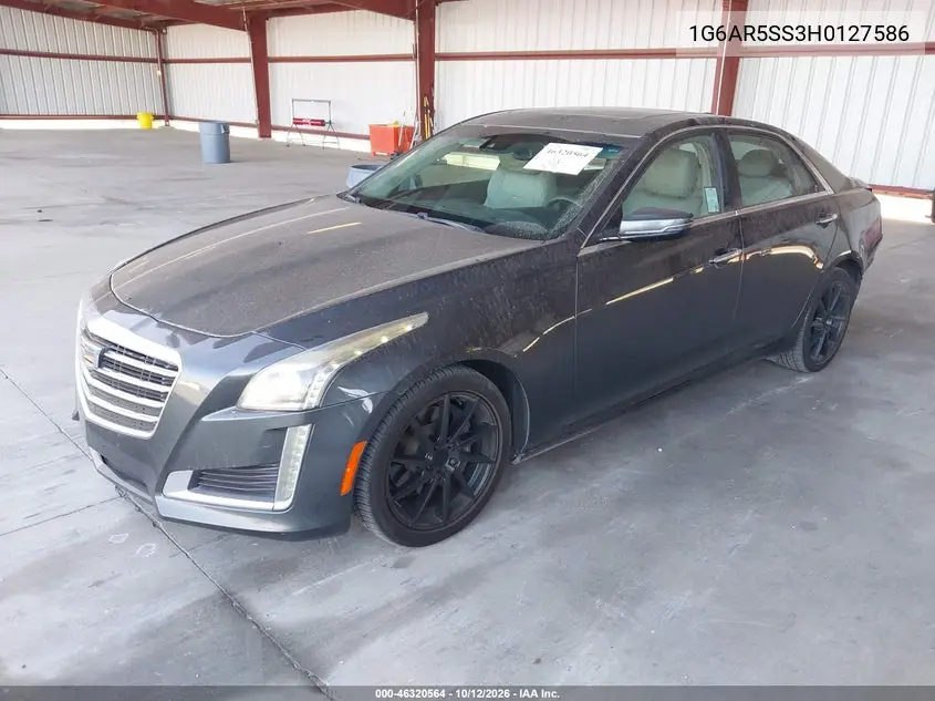 2017 Cadillac Cts Luxury VIN 1G6AR5SS3H0127586 фото 3