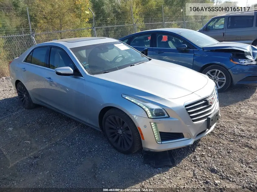 2017 Cadillac Cts Premium Luxury VIN 1G6AY5SS0H0165117 фото 2