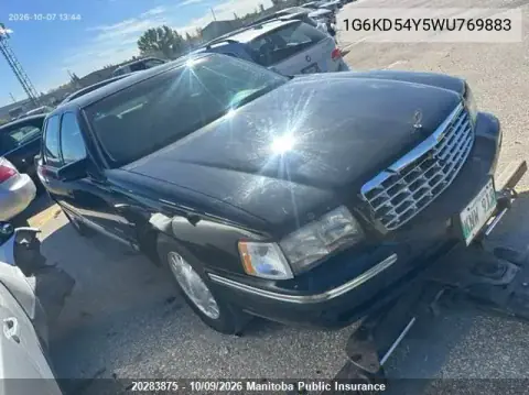 1998 Cadillac Deville VIN 1G6KD54Y5WU769883 фото 1