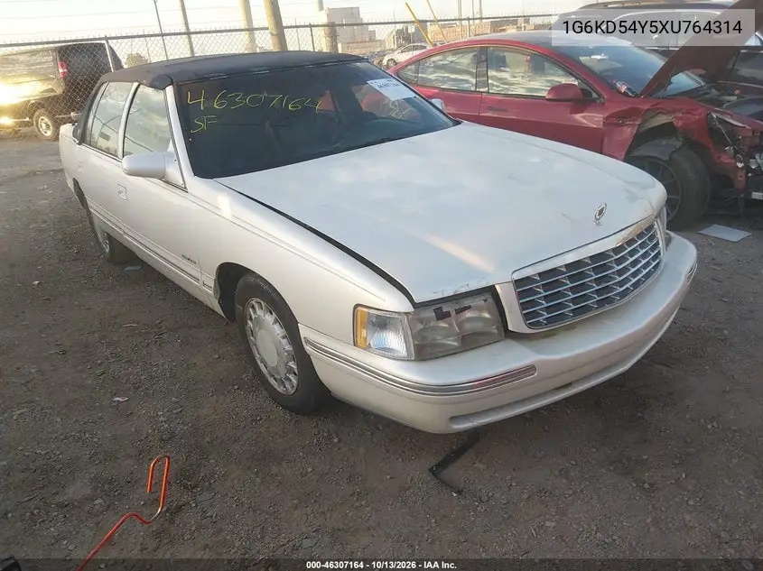 1999 Cadillac Deville Standard VIN 1G6KD54Y5XU764314 фото 2