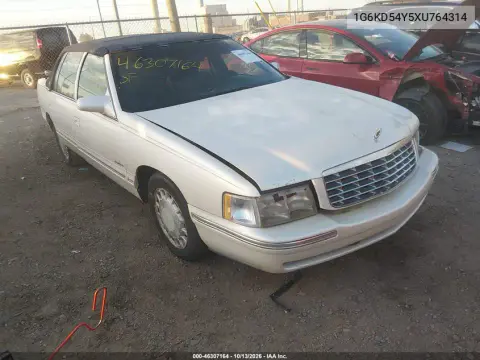 1G6KD54Y5XU764314 — 1999 Cadillac De Ville, Передняя часть, фото до ремонта