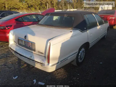 1999 Cadillac Deville Standard VIN 1G6KD54Y5XU764314 фото 5