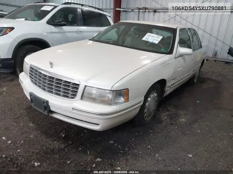 1999 Cadillac Deville Standard VIN 1G6KD54Y5XU790881 фото 3