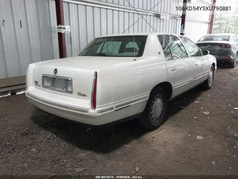 1999 Cadillac Deville Standard VIN 1G6KD54Y5XU790881 фото 5