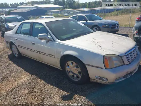 1G6KF5791YU249178 — 2000 Cadillac De Ville, Кража, фото до ремонта