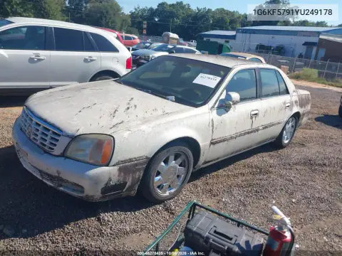 2000 Cadillac Deville Dts VIN 1G6KF5791YU249178 фото 2