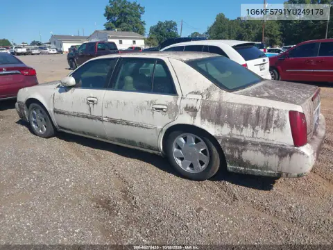 2000 Cadillac Deville Dts VIN 1G6KF5791YU249178 фото 3