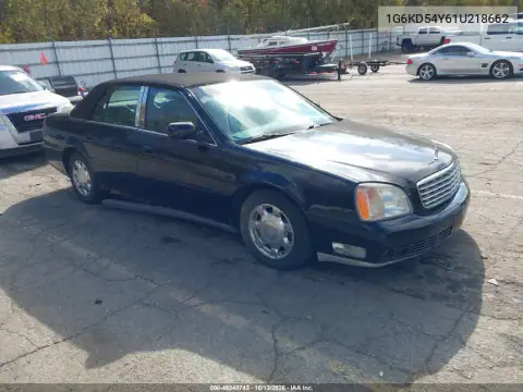 1G6KD54Y61U218662 — 2001 Cadillac De Ville, Естественный износ, фото до ремонта