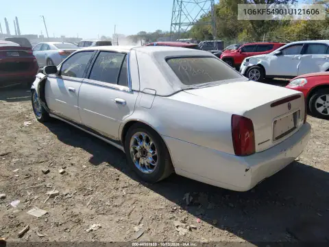 1G6KF54901U121606 — 2001 Cadillac De Ville, фото 3 с аукциона IAAI, Передняя часть