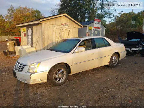 2008 Cadillac Dts 1Sb VIN 1G6KD57Y98U116827 фото 3