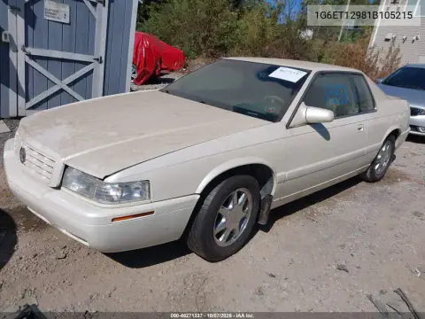 2001 Cadillac Eldorado Etc VIN 1G6ET12981B105215 фото 2