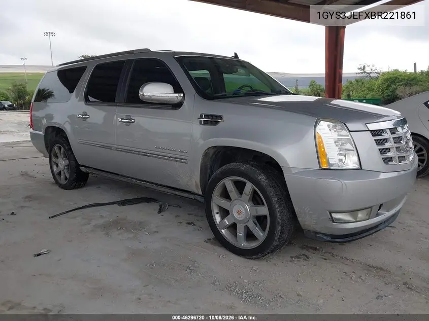 2011 Cadillac Escalade Esv Premium VIN 1GYS3JEFXBR221861 фото 2