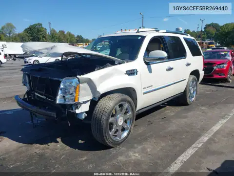 1GYS4CEF5BR269440 — 2011 Cadillac Escalade, фото 2 с аукциона IAAI, Передняя часть