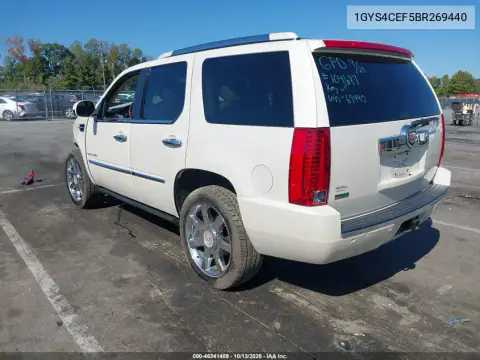 1GYS4CEF5BR269440 — 2011 Cadillac Escalade, фото 3 с аукциона IAAI, Передняя часть
