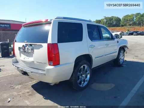 1GYS4CEF5BR269440 — 2011 Cadillac Escalade, фото 4 с аукциона IAAI, Передняя часть