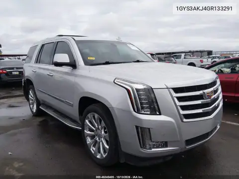 1GYS3AKJ4GR133291 — 2016 Cadillac Escalade, Сзади, фото до ремонта