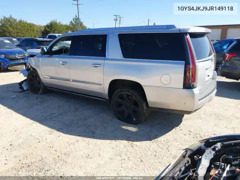 1GYS4JKJ9JR149118 — 2018 Cadillac Escalade, фото 4 с аукциона IAAI, Передняя часть