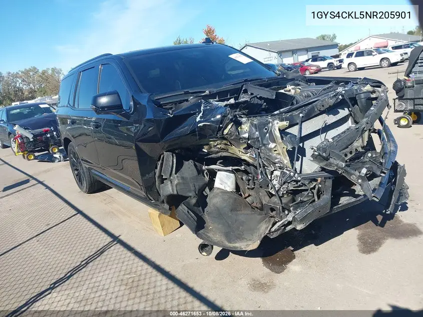 2022 Cadillac Escalade 4Wd Premium Luxury VIN 1GYS4CKL5NR205901 фото 1
