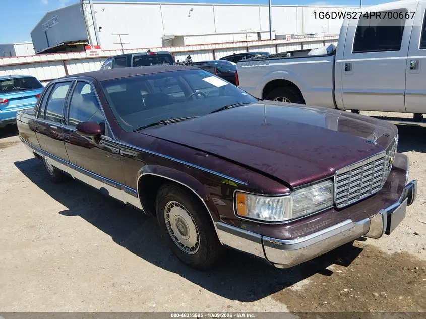 1993 Cadillac Fleetwood Chassis VIN 1G6DW5274PR700667 фото 1