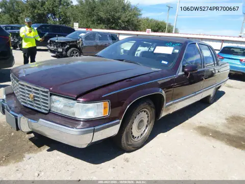 1993 Cadillac Fleetwood Chassis VIN 1G6DW5274PR700667 фото 2