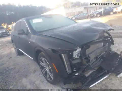 1GYKPPRK8RZ130418 — 2024 Cadillac Lyriq, Передняя часть, фото до ремонта